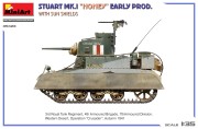 Czołg Stuart Mk.I Honey Early Production With Sun Shields 35423 MiniArt