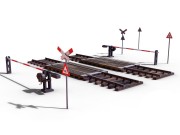Przejazd kolejowy Railway Crossing 35666 MiniArt