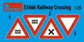 Przejazd kolejowy Railway Crossing 35666 MiniArt