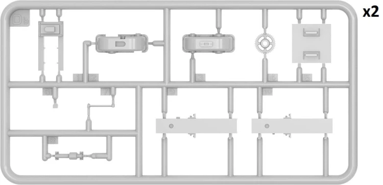 Przejazd kolejowy Railway Crossing 35666 MiniArt