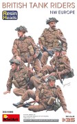 British Tank Riders NW Europe (Resin Heads) 35496 MiniArt