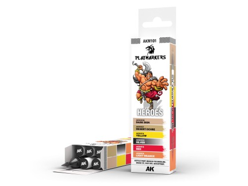Markery Playmarkers Heroes AKM101 AK Interactive