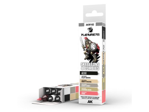 Markery Playmarkers Skeletons & Zombies AKM102 AK Interactive