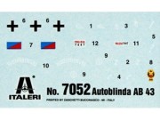Samochód pancerny Autoblinda AB 43 7052 Italeri