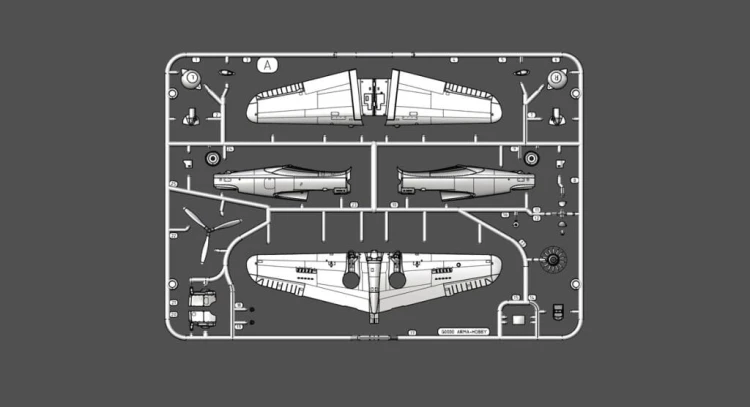 Samolot Curtiss H-75 A1/A2 70080 Arma Hobby