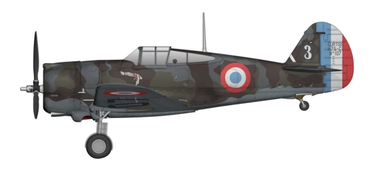 Samolot Curtiss H-75 A1/A2 70080 Arma Hobby