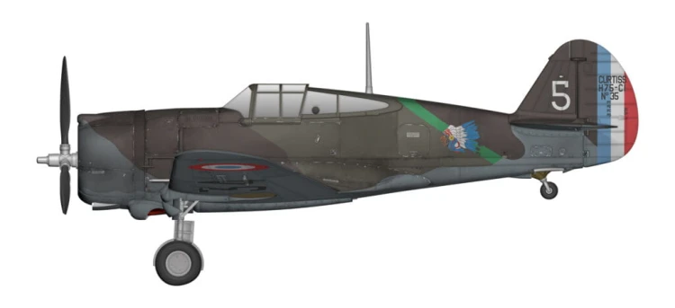 Samolot Curtiss H-75 A1/A2 70080 Arma Hobby
