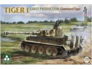 Czołg Tiger I Sd.Kfz.181 PzKpfw VI Ausf.E Early Command Tiger 2195 Takom