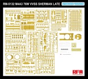 Czołg M4A3 76W VVSS Sherman Late Standard Version RM-5132 RFM