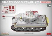 Czołg M4A3 76W VVSS Sherman Late Upgrade Version RM-5133 RFM
