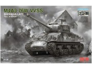 Czołg M4A3 76W VVSS Sherman Late Full Interior Standard Version RM-5135 RFM