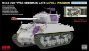 Czołg M4A3 76W VVSS Sherman Late Full Interior Standard Version RM-5135 RFM