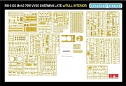 Czołg M4A3 76W VVSS Sherman Late Full Interior Standard Version RM-5135 RFM