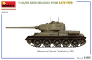 Czołg T-34/85 Czechoslovak Prod. Late Type 37078 MiniArt