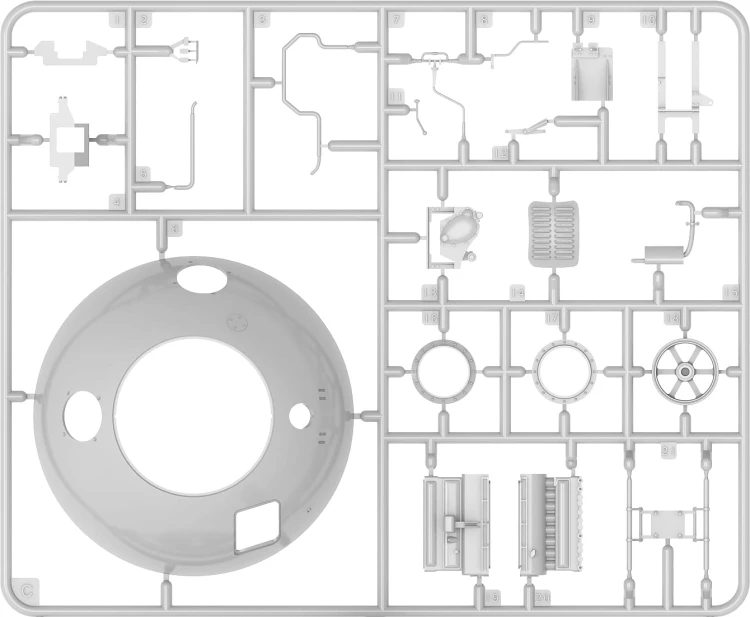 Sferyczny pojazd bojowy Spherical Fighting Vehicle TsAmo Project 40003 MiniArt