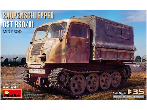 Ciągnik Steyr Raupenschlepper Ost RSO/01 Mid Production 35480 MiniArt