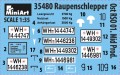 Ciągnik Steyr Raupenschlepper Ost RSO/01 Mid Production 35480 MiniArt