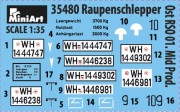 Ciągnik Steyr Raupenschlepper Ost RSO/01 Mid Production 35480 MiniArt