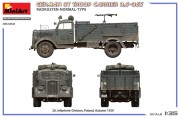 Ciężarówka wojskowa Opel Blitz German 3t Troop Carrier 3.6-36S 35453 MiniArt