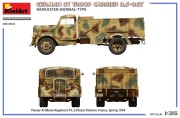 Ciężarówka wojskowa Opel Blitz German 3t Troop Carrier 3.6-36S 35453 MiniArt