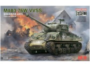 Czołg M4A3 76W VVSS Sherman Late Full Interior Upgrade Version RM-5136 RFM