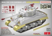 Czołg M4A3 76W VVSS Sherman Late Full Interior Upgrade Version RM-5136 RFM