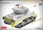 Czołg M4A3 76W VVSS Sherman Late Full Interior Upgrade Version RM-5136 RFM