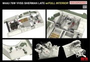 Czołg M4A3 76W VVSS Sherman Late Full Interior Upgrade Version RM-5136 RFM