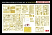 Czołg M4A3 76W VVSS Sherman Late Full Interior Upgrade Version RM-5136 RFM