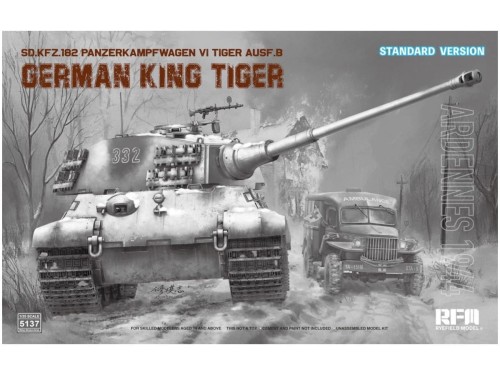 Czołg King Tiger Sd.Kfz.182 PzKpfw VI Ausf.B Standard Version RM-5137 RFM