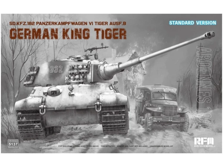 Czołg King Tiger Sd.Kfz.182 PzKpfw VI Ausf.B Standard Version RM-5137 RFM