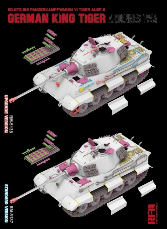 Czołg King Tiger Sd.Kfz.182 PzKpfw VI Ausf.B Standard Version RM-5137 RFM