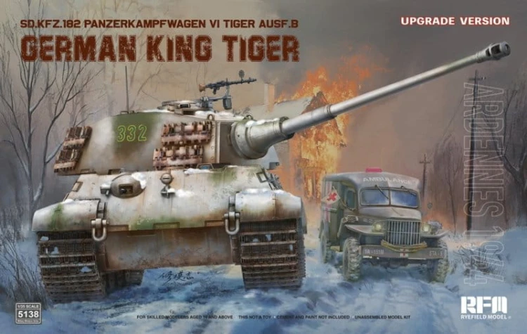 Czołg King Tiger Sd.Kfz.182 PzKpfw VI Ausf.B Upgrade Version RM-5138 RFM