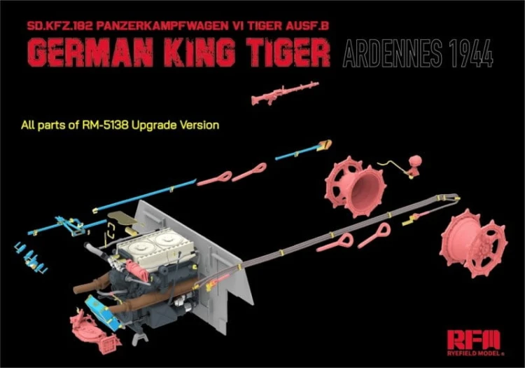 Czołg King Tiger Sd.Kfz.182 PzKpfw VI Ausf.B Upgrade Version RM-5138 RFM