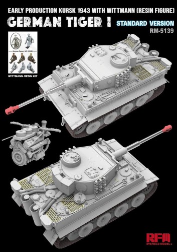 Czołg Tiger I Sd.Kfz.181 PzKpfw VI Ausf.E Early Standard Version RM-5139 RFM