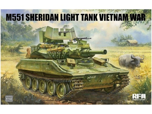 Czołg M551 Sheridan Light Tank Vietnam War RM-5142 RFM
