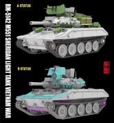 Czołg M551 Sheridan Light Tank Vietnam War RM-5142 RFM