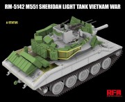 Czołg M551 Sheridan Light Tank Vietnam War RM-5142 RFM