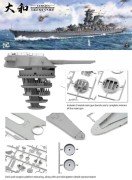 Okręt pancernik Yamato Imperial Japanese Navy Battleship BS-004 Border