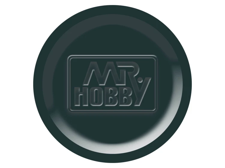 Farba akrylowa Aqueous Hobby RLM70 Black Green Semi-Gloss H065 Mr.Hobby