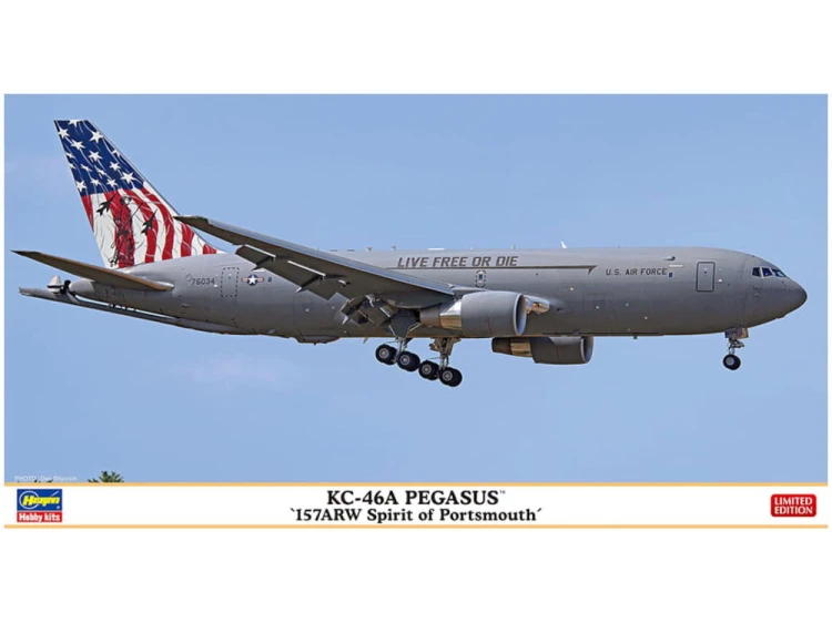 Samolot KC-46A Pegasus 157ARW Spirit of Portsmouth 10865 Hasegawa