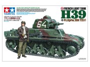Czołg H39 French Light Tank Pz.Kpfw.38H 735(f) 35389 Tamiya