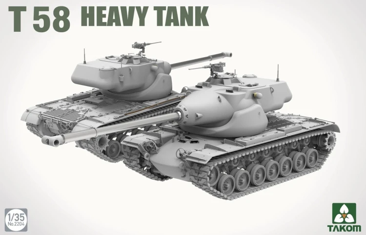 Czołg T58 Heavy Tank 2204 Takom