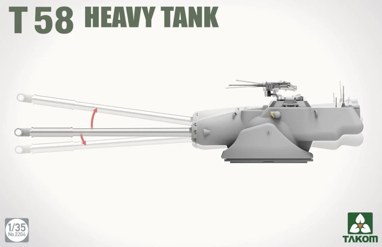 Czołg T58 Heavy Tank 2204 Takom