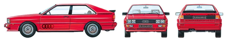 Audi Quattro 1980 24031 Tamiya