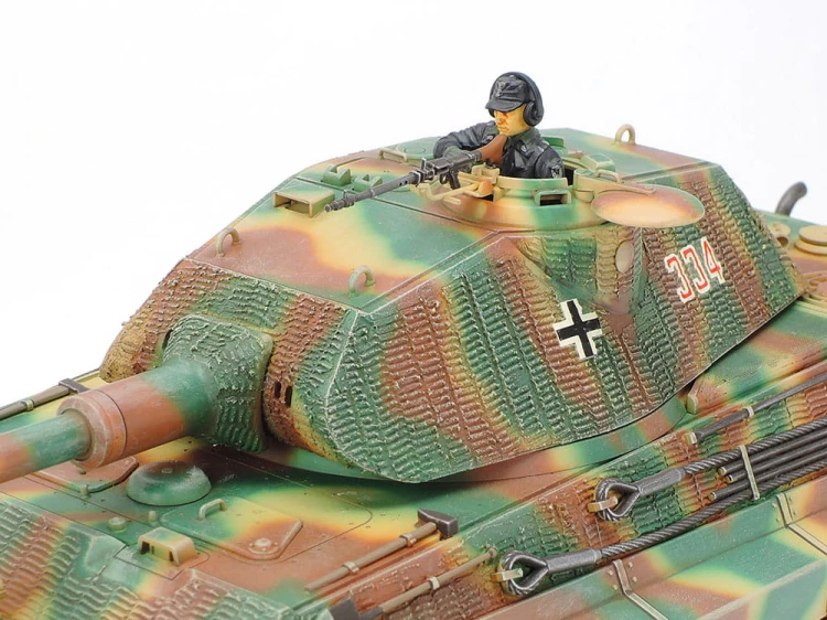 Czołg PzKpfw VI Tiger II Ausf.B Sd.Kfz.182 Porsche Turret 35169 Tamiya