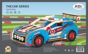 Samochód rajdowy składanka drewniana puzzle 3D HG-B029 Hongtai Toys