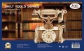 Staromodny telefon składanka drewniana puzzle 3D HG-D023 Hongtai Toys