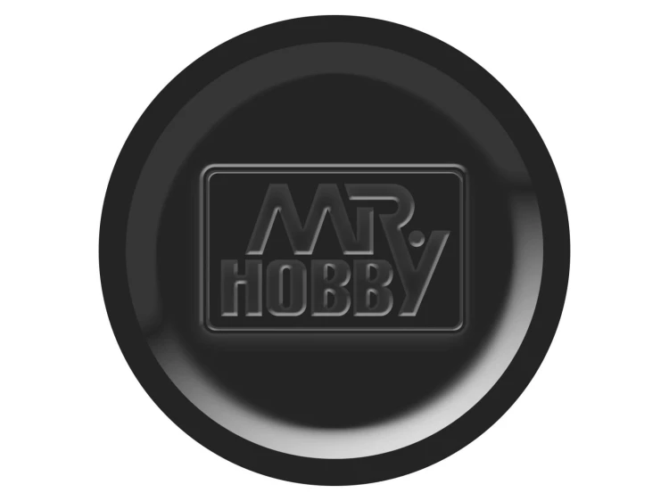 Farba akrylowa Aqueous Hobby Tire Black Flat H077 Mr.Hobby