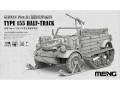 VW Volkswagen Pkw.K1 Kubelwagen Type 155 Half-Track VS-018 Meng